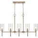 Chastine 5 Light 36 inch Modern Gold Chandelier Ceiling Light